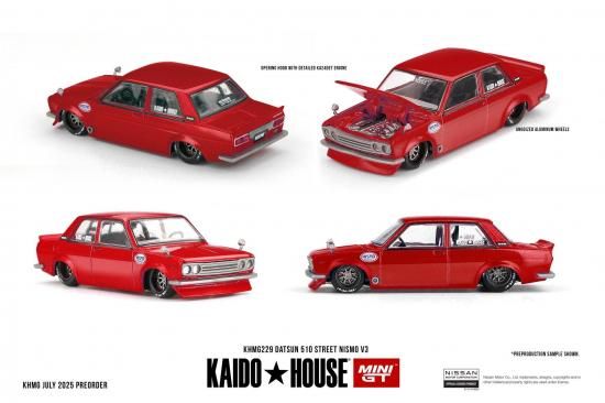 KAIDO☆HOUSE 1/64 ダットサン Datsun 510 Street Nismo V3(右ハンドル
