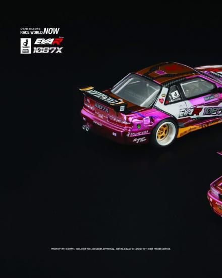 POPRACE 海外限定　1087X PANDEM S13 ミニカー Pop Race Pandem S13 1087X EVA RT Production Model Custom