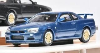 <img class='new_mark_img1' src='https://img.shop-pro.jp/img/new/icons1.gif' style='border:none;display:inline;margin:0px;padding:0px;width:auto;' />11ʹͽ Stance Hunters SH 1/64  饤 Skyline GT-R R34 Blue Full Carbon