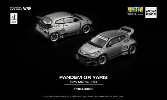 チェイスカー POP RACE 1/64 パンデム GR ヤリス 1/64 POP RACE × Enigma PANDEM GR-YARIS METALLIC BLUE【PRE004