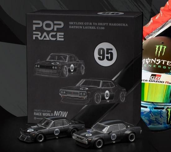 POP RACE 1/64 POP RACE 1/64 スカイライン GT-R V8 ドリフト