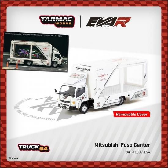 1/64 Mitsubishi Fuso EVA エヴァ トラック ミニカー 新商品】エヴァレーシング「1/64ミニカー Mitsubishi Fuso Super