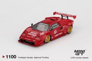 <img class='new_mark_img1' src='https://img.shop-pro.jp/img/new/icons1.gif' style='border:none;display:inline;margin:0px;padding:0px;width:auto;' />1ʹͽ MINI GT 1/64 ܥ륮 󥿥å Lamborghini Countach LB-WORKS Redʺϥɥ1100L 