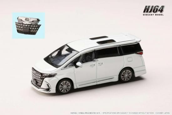 アルファード ミニカー トヨタ純正品 Hobby JAPAN 1/64 トヨタ アルファード Z (H40W) / 純正