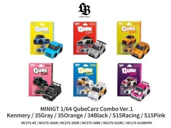 MINI GT リバティウォーク 限定版 ミニカー 2台セット MINI GT 1/64 QubeCarz キューブカーズ リバティウォーク Combo