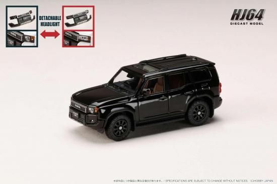 ランドクルーザー250　角目 HJ64 ホビージャパン　 ミニカー Hobby JAPAN 1/64 トヨタ ランドクルーザー 250 ZX FIRST