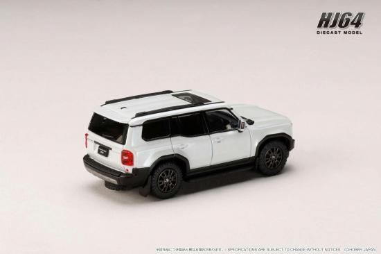 ランドクルーザー250 FE 丸目 HJ64 ミニカー　ホワイト Hobby JAPAN 1/64 トヨタ ランドクルーザー 250 ZX FIRST