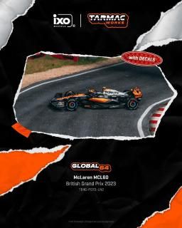 <img class='new_mark_img1' src='https://img.shop-pro.jp/img/new/icons1.gif' style='border:none;display:inline;margin:0px;padding:0px;width:auto;' />3ʹͽ Tarmac Works 1/64 McLaren MCL60 British Grand Prix 2023 Lando Norris L.Υꥹ