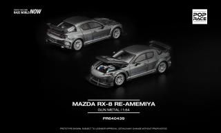 <img class='new_mark_img1' src='https://img.shop-pro.jp/img/new/icons1.gif' style='border:none;display:inline;margin:0px;padding:0px;width:auto;' />4-6ʹͽ POP RACE 1/64 ޥĥ RX-8 RE ᥿ MAZDA RX-8 RE-AMEMIYA GUN METAL