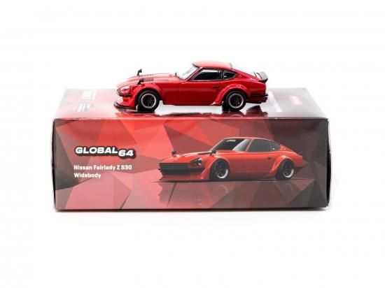 Tarmac Works 1/64 Nissan Fairlady Z S30 Widebody Red Special