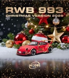 <img class='new_mark_img1' src='https://img.shop-pro.jp/img/new/icons1.gif' style='border:none;display:inline;margin:0px;padding:0px;width:auto;' />1ʹͽ ModelModel 1/64 RWB 993 Christmas Version 2025 ꥹޥ
