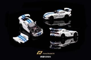 <img class='new_mark_img1' src='https://img.shop-pro.jp/img/new/icons1.gif' style='border:none;display:inline;margin:0px;padding:0px;width:auto;' />1ʹͽ Hone Model 64 1/64 å Хѡ Dodge Viper ACR White Nurburgring 599pcs