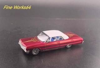 <img class='new_mark_img1' src='https://img.shop-pro.jp/img/new/icons1.gif' style='border:none;display:inline;margin:0px;padding:0px;width:auto;' />2ʹͽ Fine Works64 1/64 ܥ졼 ѥ Impala West Coast Bouncing Cars Transparent Red