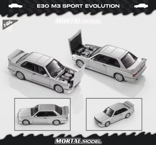 <img class='new_mark_img1' src='https://img.shop-pro.jp/img/new/icons1.gif' style='border:none;display:inline;margin:0px;padding:0px;width:auto;' />1ʹͽ Mortal 1/64 BMW M3 E30 Sedan Silver Gray