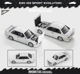 <img class='new_mark_img1' src='https://img.shop-pro.jp/img/new/icons1.gif' style='border:none;display:inline;margin:0px;padding:0px;width:auto;' />1ʹͽ Mortal 1/64 BMW M3 E30 Sedan Pearl White