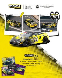 <img class='new_mark_img1' src='https://img.shop-pro.jp/img/new/icons1.gif' style='border:none;display:inline;margin:0px;padding:0px;width:auto;' />4ʹͽ Tarmac Works 1/64 Porsche 911 GT3 R GT World Challenge Asia 2025 Phantom Global Racing 