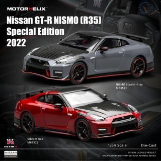<img class='new_mark_img1' src='https://img.shop-pro.jp/img/new/icons1.gif' style='border:none;display:inline;margin:0px;padding:0px;width:auto;' />2ʹͽ MOTORHELIX 1/64 Nissan GT-R NISMO (R35) Special Edition 2022 NISMO Stealth Gray