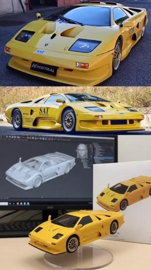 SUP Qidian Model 1/64 ランボルギーニ ディアブロ Lamborghini Diablo