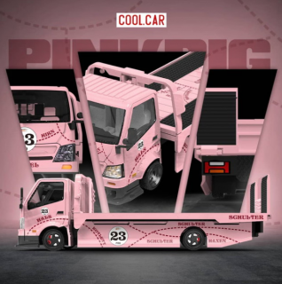 <img class='new_mark_img1' src='https://img.shop-pro.jp/img/new/icons1.gif' style='border:none;display:inline;margin:0px;padding:0px;width:auto;' />6ʹͽ Cool Car CC 1/64 H300 Tow Truck Ѻܼ Pink Pig