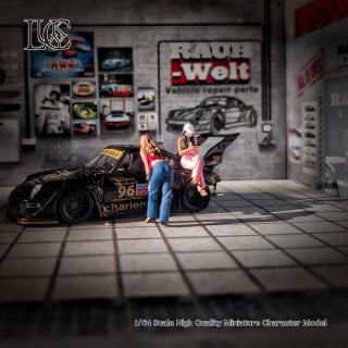 <img class='new_mark_img1' src='https://img.shop-pro.jp/img/new/icons1.gif' style='border:none;display:inline;margin:0px;padding:0px;width:auto;' />4ʹͽ Lucky Studio 1/64 Lipstick Girl & Face Mask Girl Duo åľ ޥ   Υå