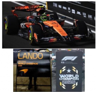 <img class='new_mark_img1' src='https://img.shop-pro.jp/img/new/icons1.gif' style='border:none;display:inline;margin:0px;padding:0px;width:auto;' />2ʹͽ Spark 1/64 McLaren MCL39 #4 3rd ֥GP 2025 F1 World Champion 2025 L. Υꥹ Pit board°