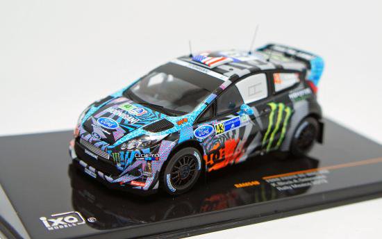 IXO 1/43 FORD FIESTA RS WRC #43 K.BLOCK-A.GELSOMINO RALLY