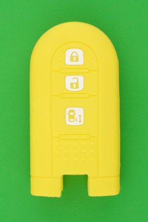 ダイハツ・3ボタン新型キーフリーリモコン用シリコンカバー黄色（イエロー） - キーレス＆スマートキー　 通販サイト『キーフォレスト』自動車のカギの事ならお任せください！！