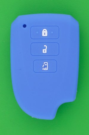 トヨタ（TOYOTA）3ボタン・スマートキー用シリコンカバー青色（ブルー） - キーレス＆スマートキー　 通販サイト『キーフォレスト』自動車のカギの事ならお任せください！！