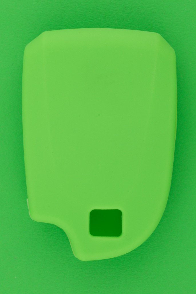 トヨタ（ポルテ・スペイド・ハイエース等）・3ボタン・スマートキー用シリコンカバーケース★緑色（グリーン）