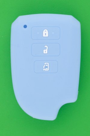 トヨタ（TOYOTA）3ボタン・スマートキー用シリコンカバーライトブルー色（薄い青色） - キーレス＆スマートキー　 通販サイト『キーフォレスト』自動車のカギの事ならお任せください！！