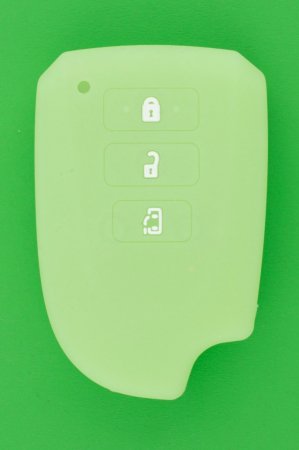 トヨタ（TOYOTA）3ボタン・スマートキー用シリコンカバーライムグリーン色（蓄光） - キーレス＆スマートキー　 通販サイト『キーフォレスト』自動車のカギの事ならお任せください！！