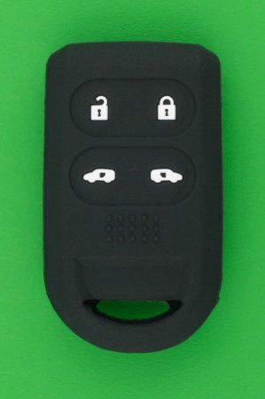 ホンダ（HONDA）4ボタン・キーレス用ステップワゴン・エリシオン等シリコンカバー黒色（絵文字　白） - キーレス＆スマートキー　 通販サイト『キーフォレスト』自動車のカギの事ならお任せください！！