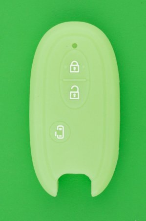 スズキ3ボタン・スマートキー用シリコンカバーライムグリーン色（蓄光） - キーレス＆スマートキー　 通販サイト『キーフォレスト』自動車のカギの事ならお任せください！！