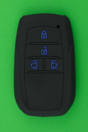 トヨタ（TOYOTA）90系ノア＆ヴォクシー等4ボタン・スマートキー用シリコンカバー黒色（絵文字　青） - キーレス＆スマートキー　 通販サイト『キーフォレスト』自動車のカギの事ならお任せください！！