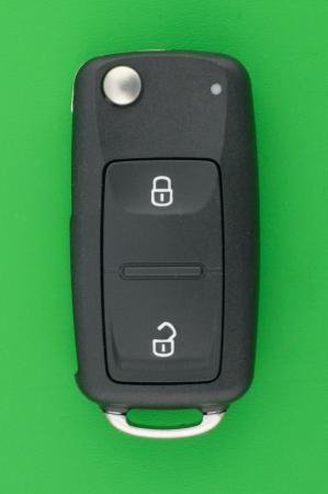 VW　2ボタンジャックナイフ型キーレス交換用セット - キーレス＆スマートキー　通販サイト『キーフォレスト』自動車のカギの事ならお任せください！！