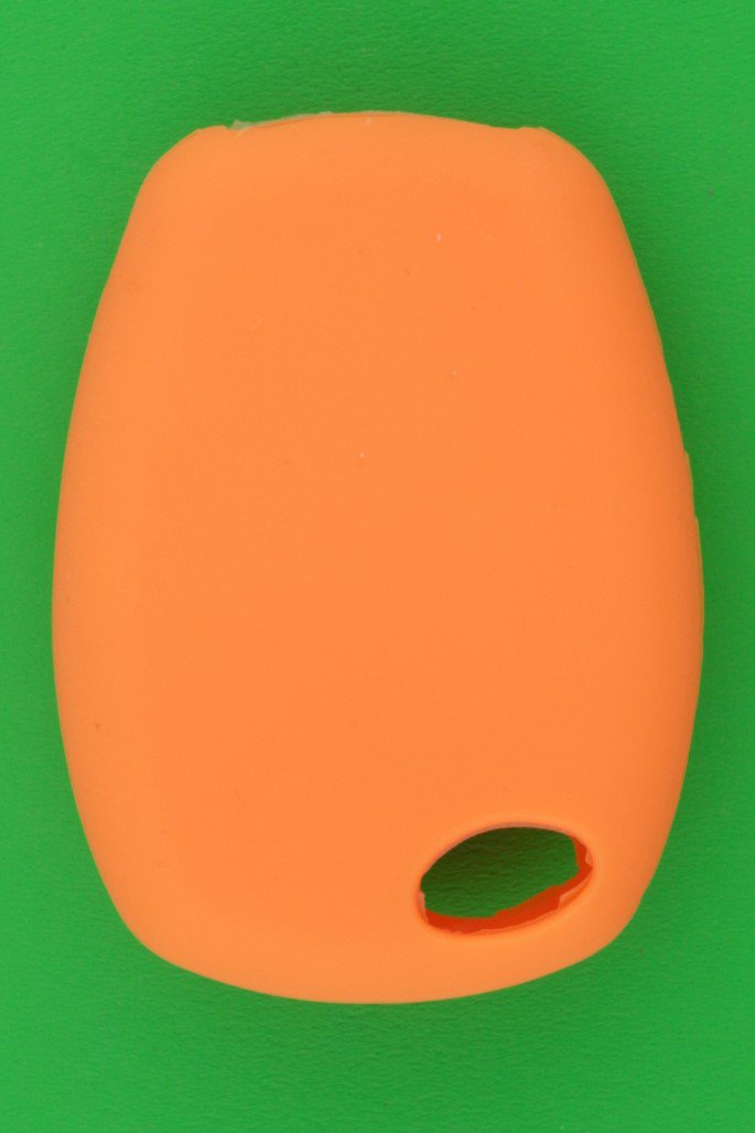 ルノー2ボタン・キーレスリモコン用シリコンカバー（オレンジ色） - キーレス＆スマートキー　 通販サイト『キーフォレスト』自動車のカギの事ならお任せください！！