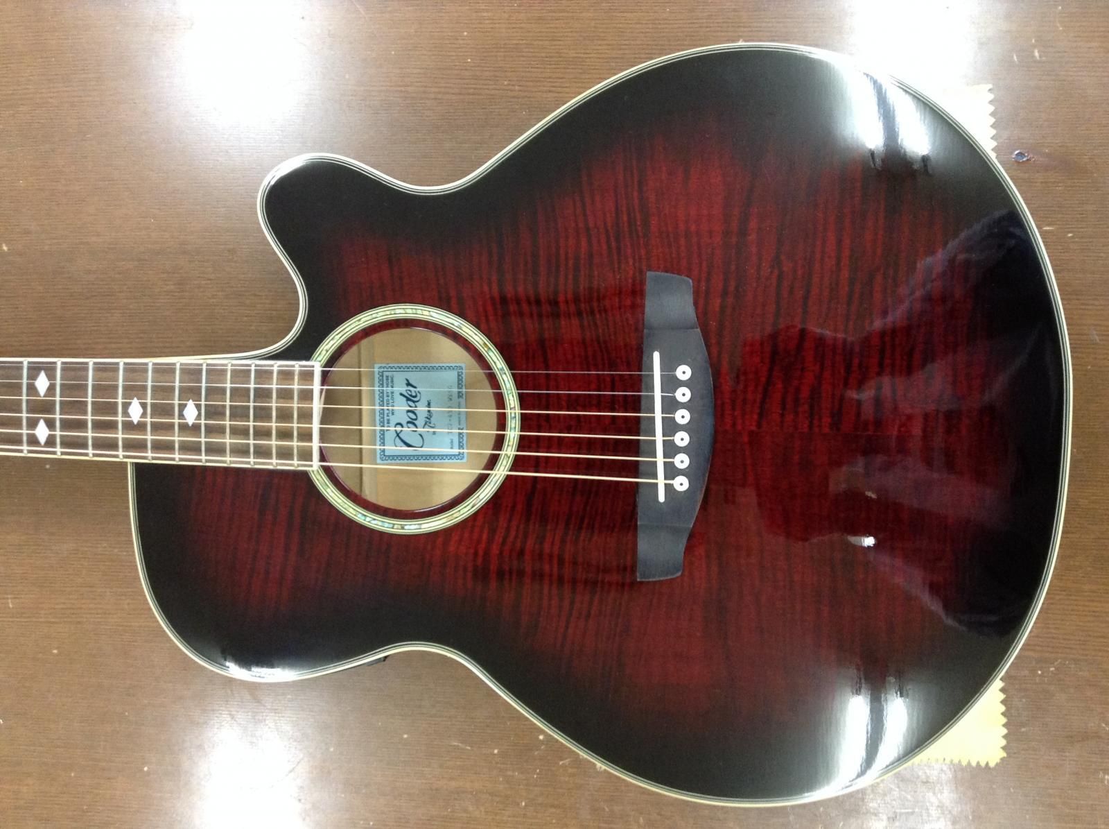 Cooder by Takamine CE-380 BK エレアコ クーダー 黒 - 弦楽器、ギター