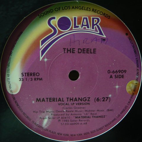 Deele / Material Thangz (12 Inch) - Vinyl Cycle Records