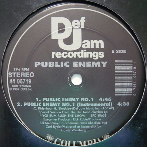 Public Enemy / Public Enemy #1 (12 Inch) - Vinyl Cycle Records