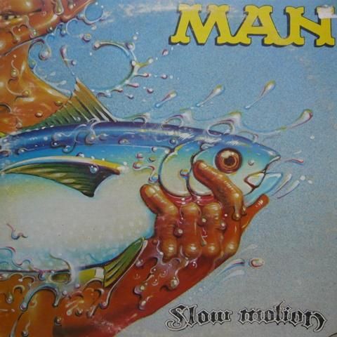 ［名盤］Man Slow Motion LPレコード プログレ　ロック　さかな 名盤］Man Slow Motion LPレコード プログレ ロック さかな