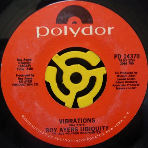 Roy Ayers Ubiquity / Vibrations (7 Inch) - Vinyl Cycle Records