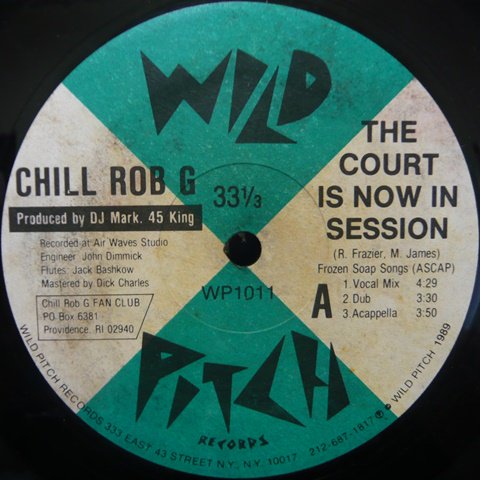Chill Rob G / The Court Is Now In Session (12 Inch) - Vinyl Cycle Records