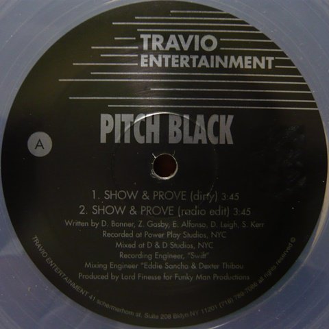 Pitch Black / Show & Prove (12 Inch) - Vinyl Cycle Records