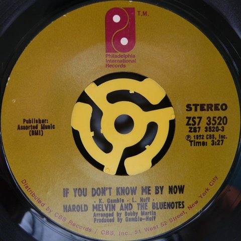 Harold Melvin & The Blue Notes / If You Don't Know Me By Now (7 Inch) -  Vinyl Cycle Records