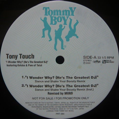Tony Touch / I Wonder Why? (He's The Greatest DJ) (Dance And Shake ...