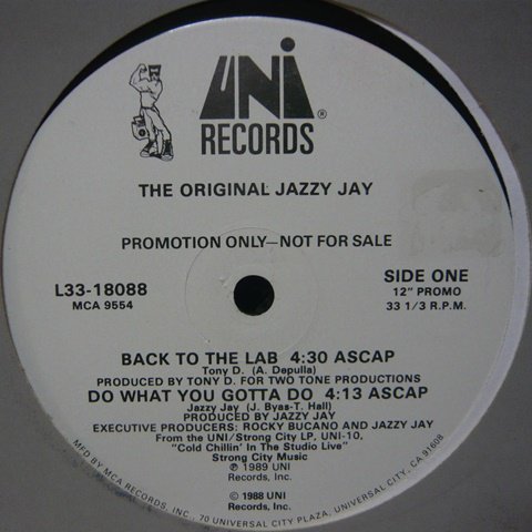 Original Jazzy Jay / Back To The Lab (12 Inch, EP) - Vinyl Cycle Records