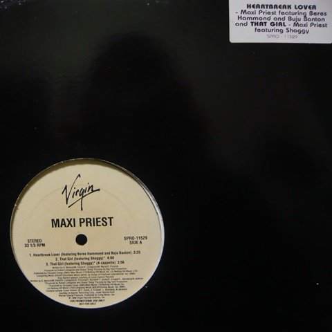 Maxi Priest / Heartbreak Lover (12 Inch) - Vinyl Cycle Records