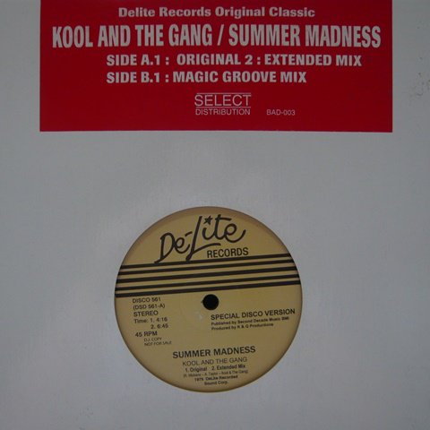 Kool And The Gang / Summer Madness (12 Inch) - Vinyl Cycle Records