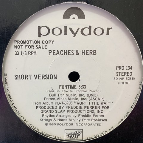 Peaches & Herb / Funtime (12 Inch) - Vinyl Cycle Records