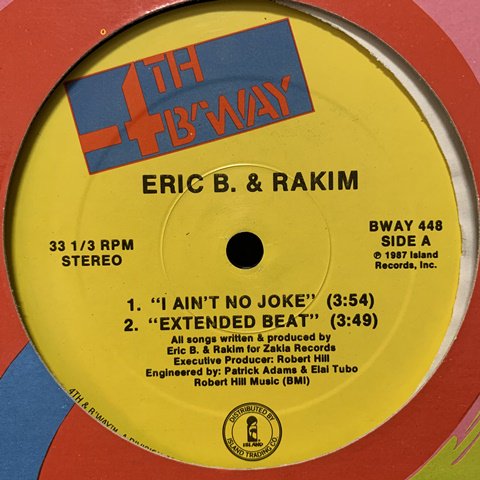 Eric B. & Rakim / I Ain't No Joke (12 Inch) - Vinyl Cycle Records